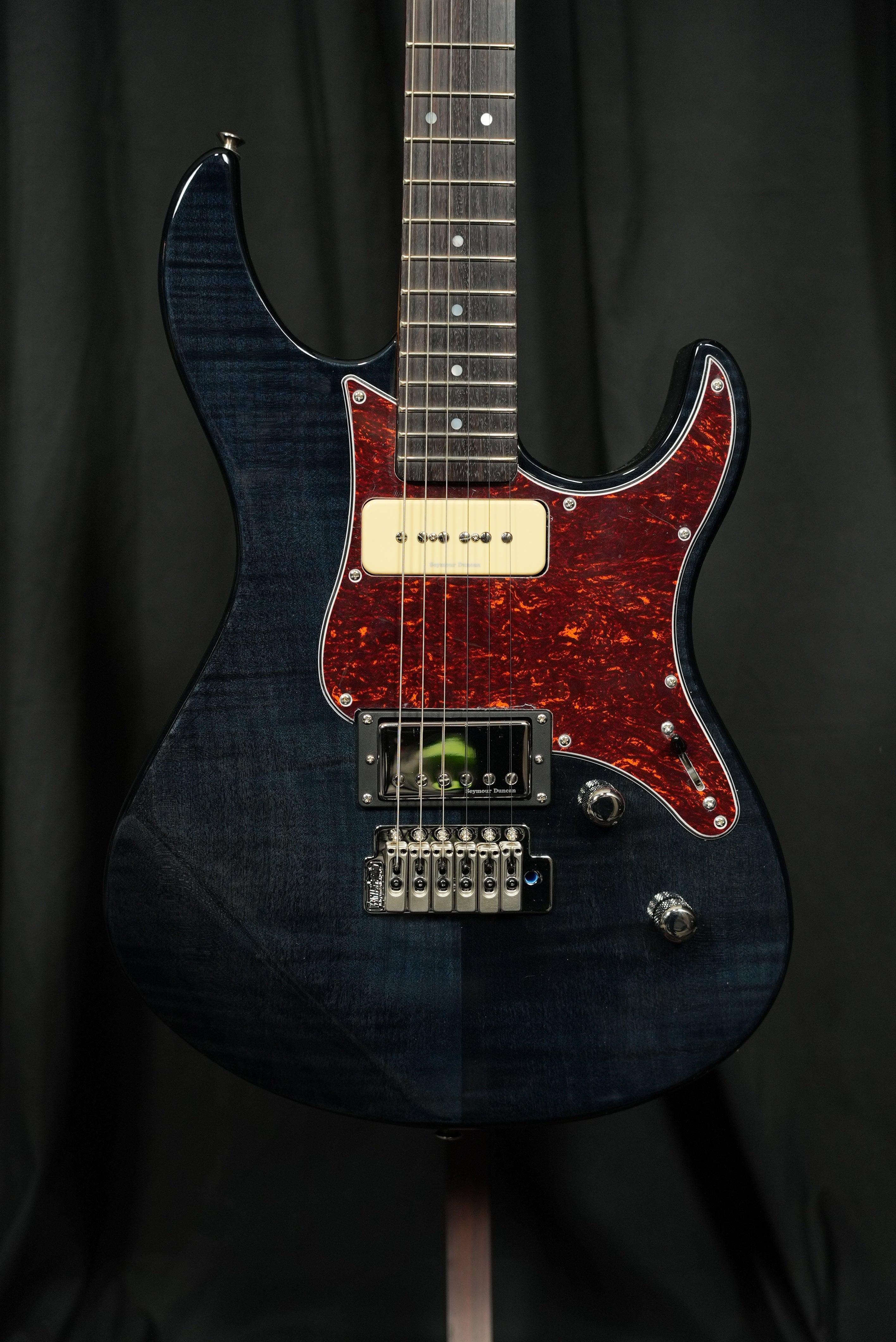 Yamaha PAC611VFM Pacifica Electric Guitar – Trans Black | VERA Guitars