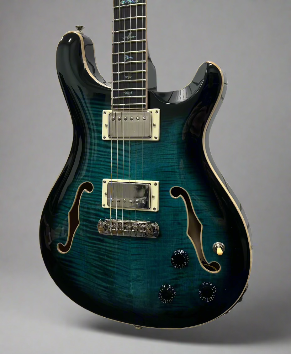 SE Hollowbody II Standard Piezo Guitar Peacock Blue VERA Guitars