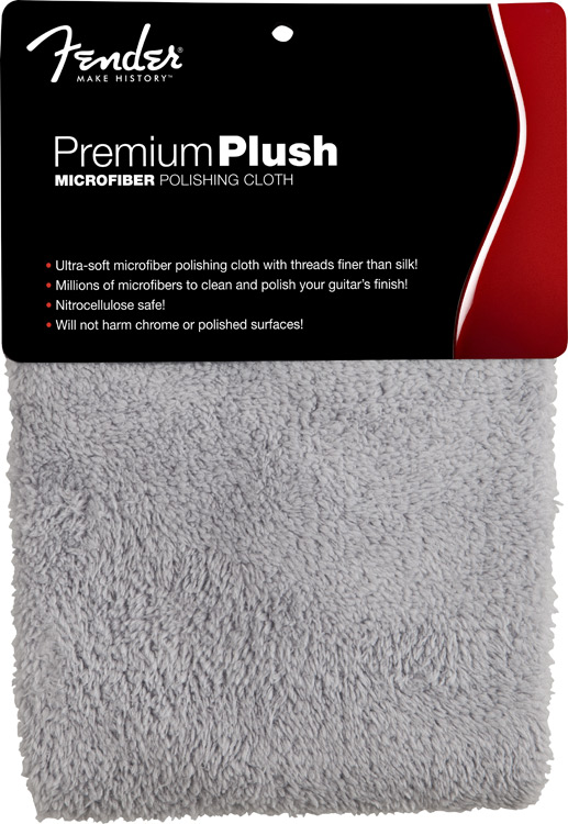 Premium Plush Microfiber Polishing Cloth, Gray