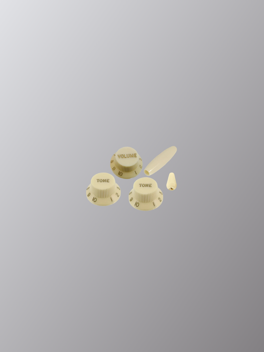 Cream Knob Set