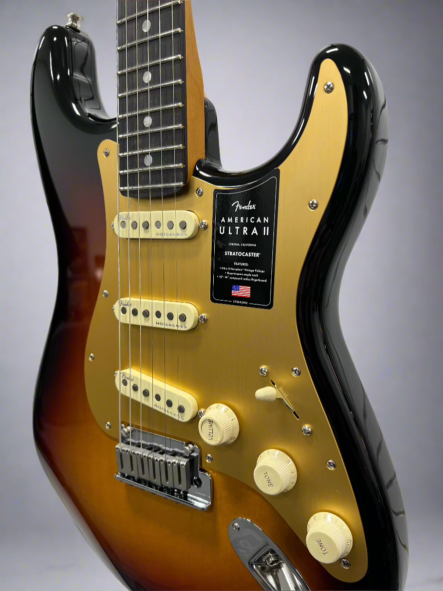 American Ultra II Stratocaster®, Ebony Fingerboard, Ultraburst