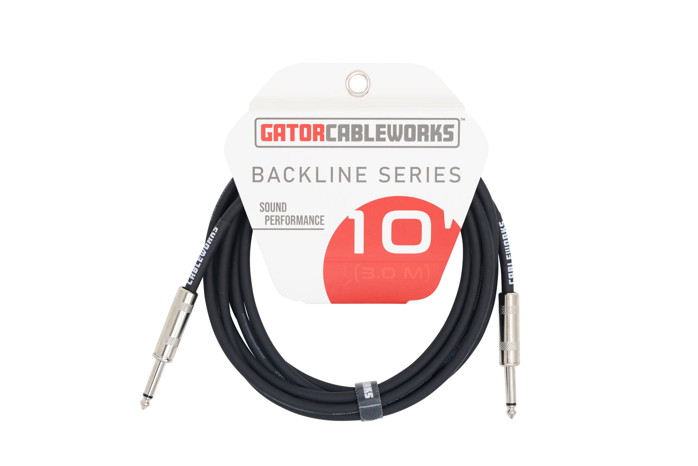 Backline Series 10 Foot Strt to Strt instrument Cable