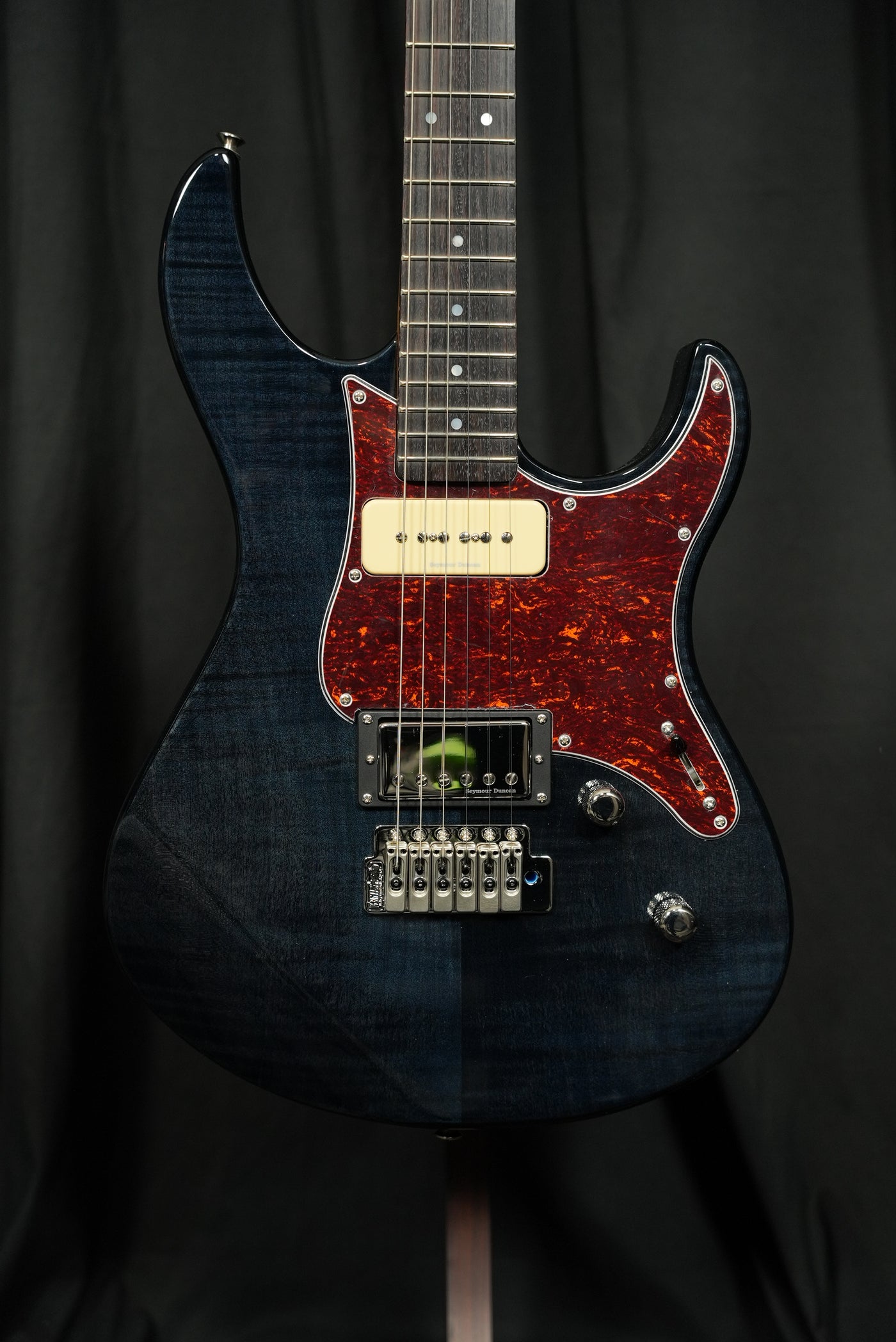 Yamaha PAC611VFM Pacifica Electric Guitar – Trans Black | VERA Guitars