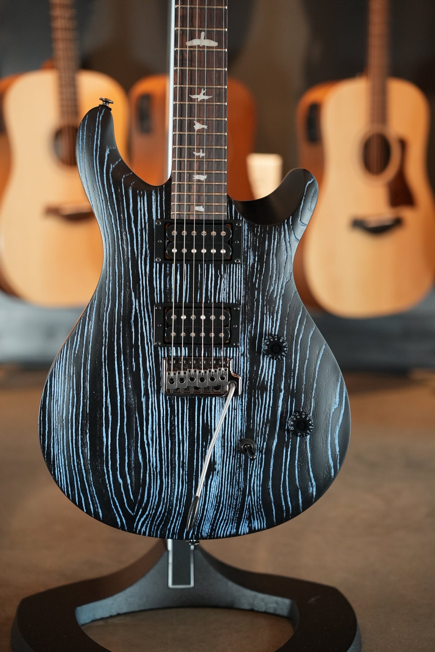 SE Swamp Ash CE 24 "Sandblasted" Limited Edition - Blue