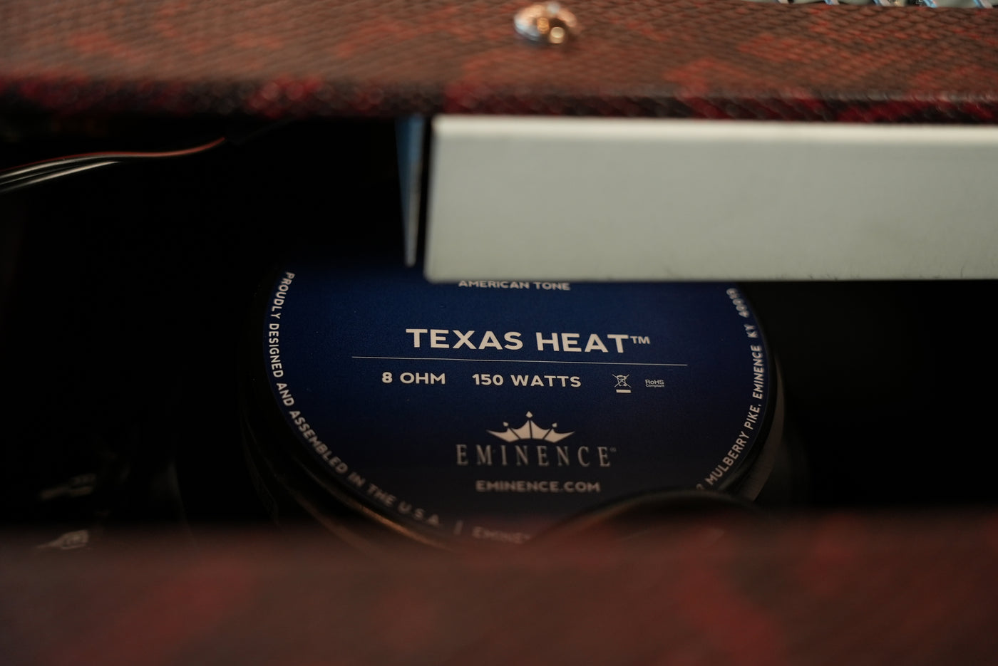 Blues Junior™ IV – Red Snakeskin with Eminence® Texas Heat Speaker