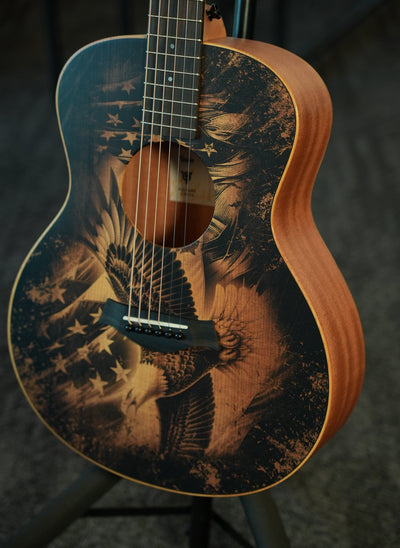 Taylor - Guitars 4 Vets GS Mini Americana Special Edition - Custom Artwork