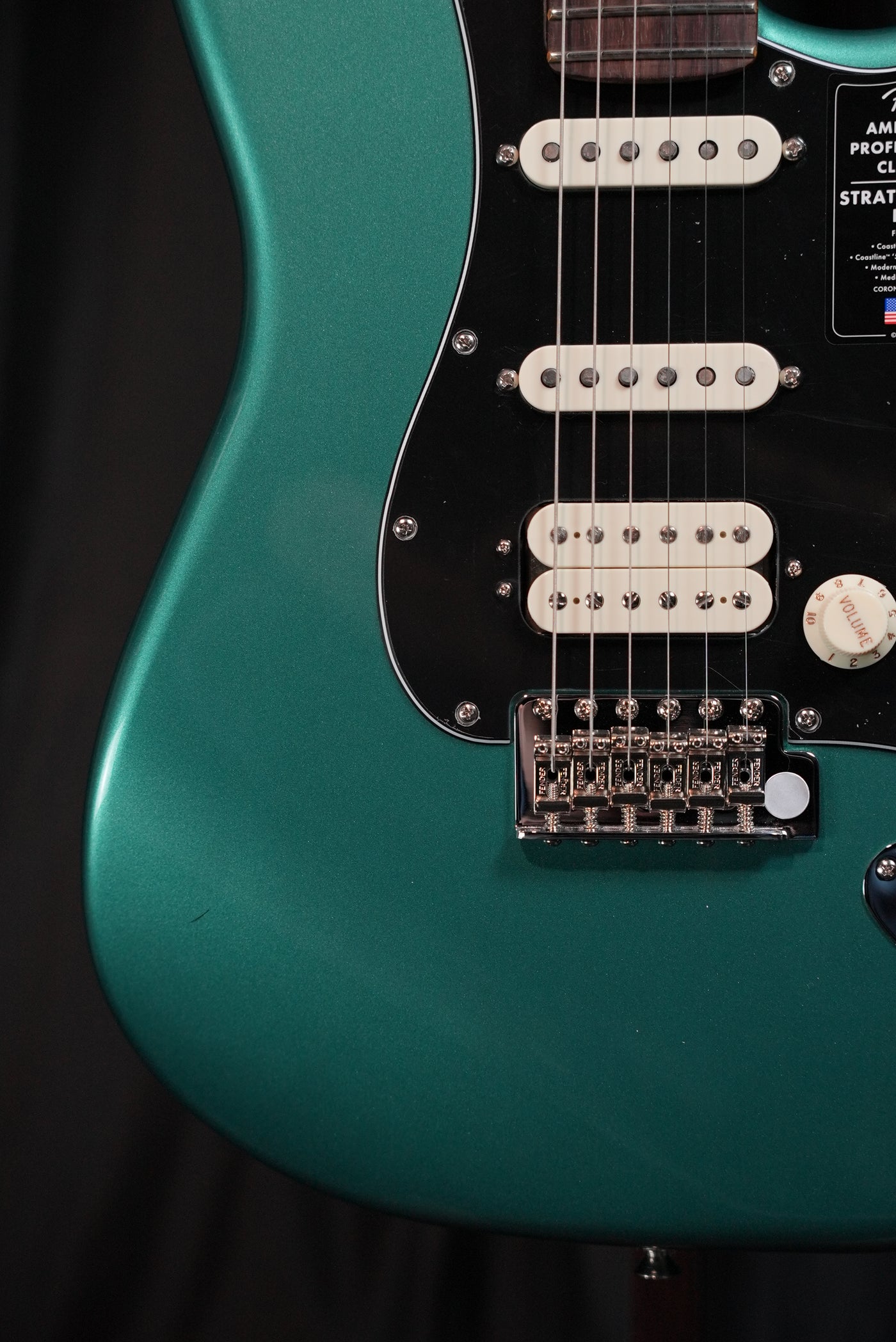 American Professional Classic Stratocaster® HSS Faded Sherwood Green Metallic