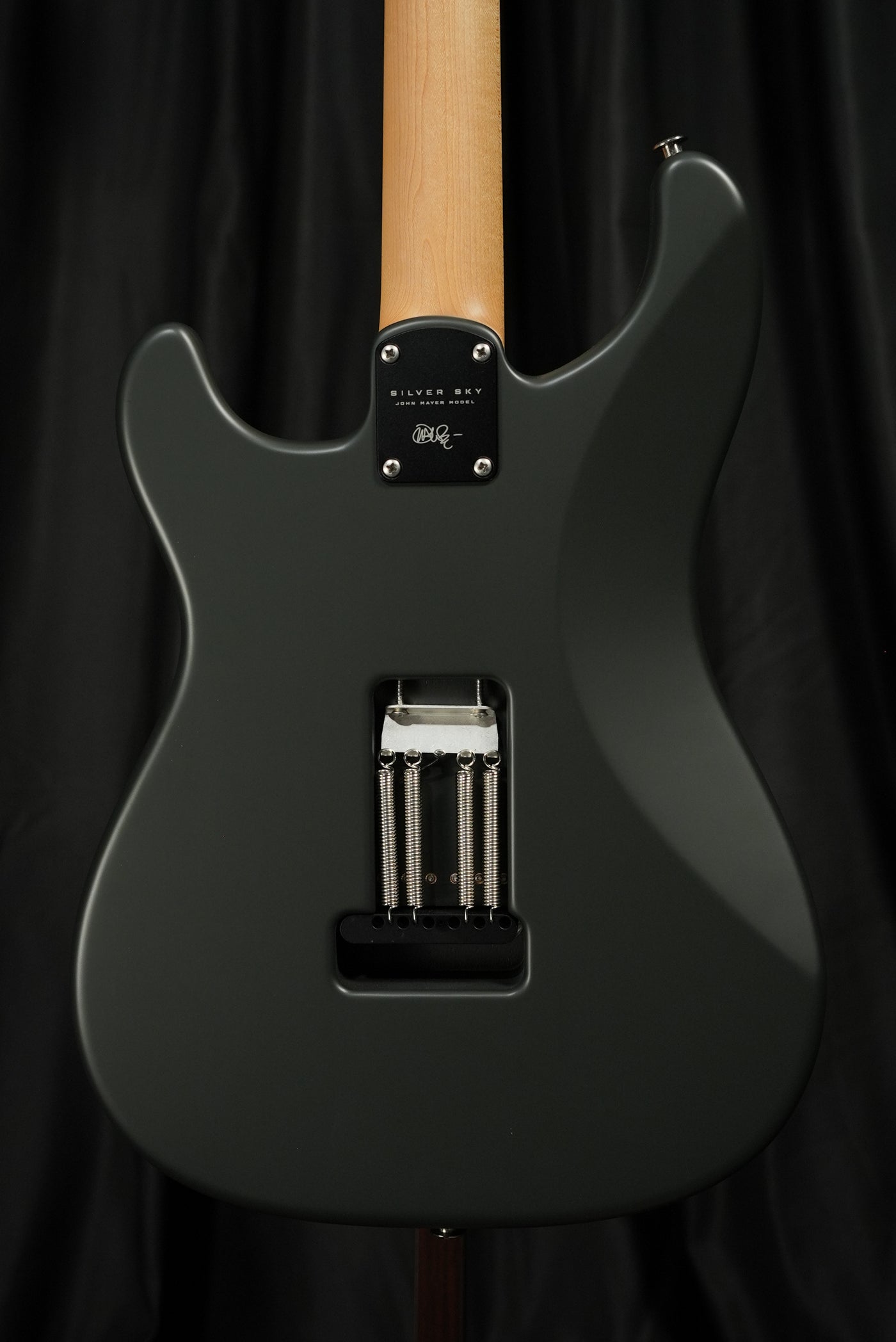 Silver Sky - Faded Black Tee with Maple Fretboard