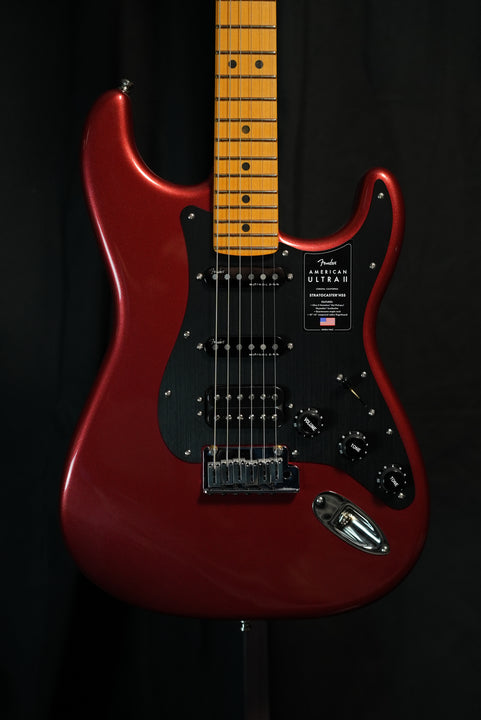 American Ultra II Stratocaster® HSS Maple Fingerboard Sinister Red
