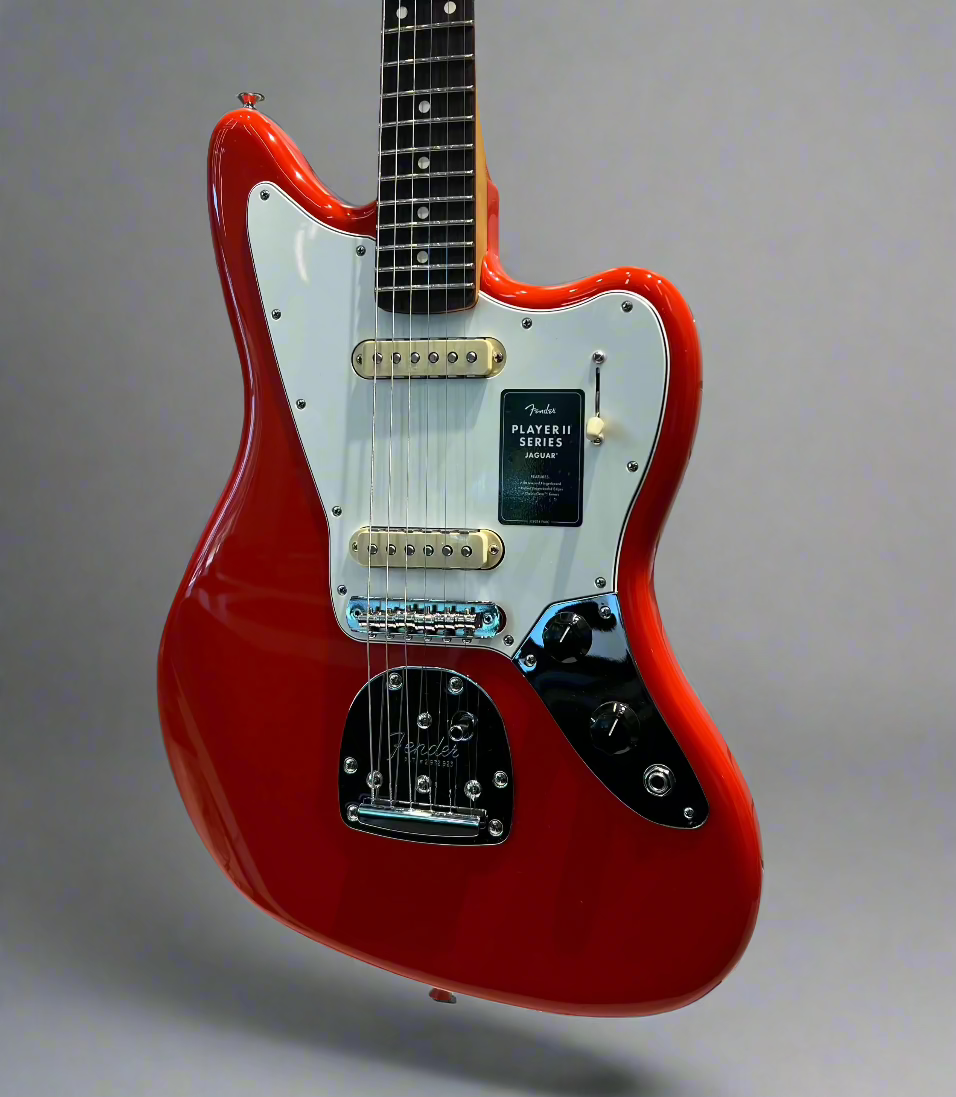 Player II Jaguar®, Rosewood Fingerboard, Coral Red