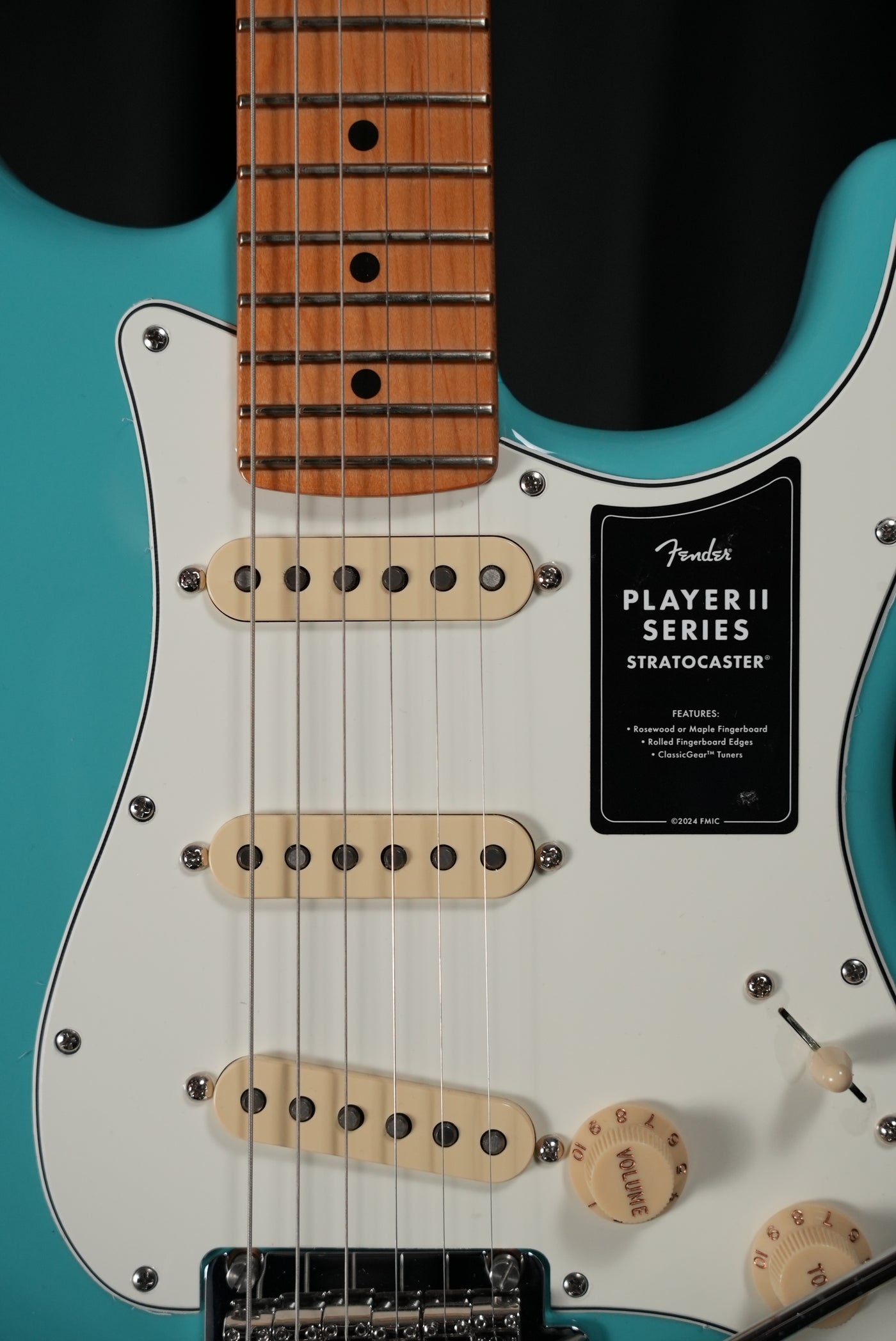 ギター Fender Player Stratocaster Fender Player II Stratocaster Electric Guitar - Transparent Mocha