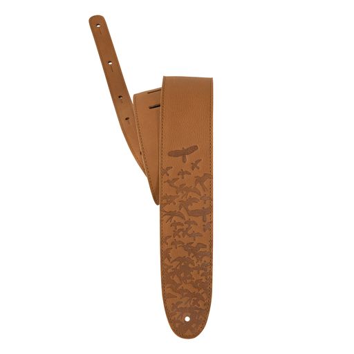 PRS 2.5” Leather Bird Swarm Strap Tan