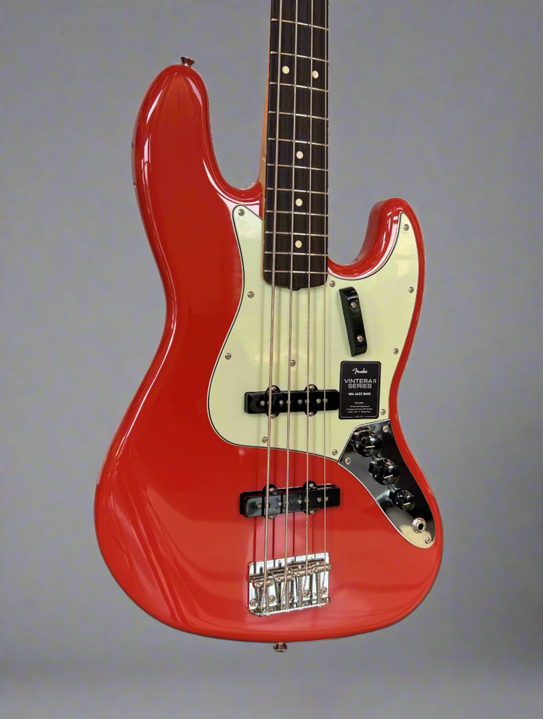 Fender Vintera II '60s Jazz Bass Fiesta Red | Vera Guitars