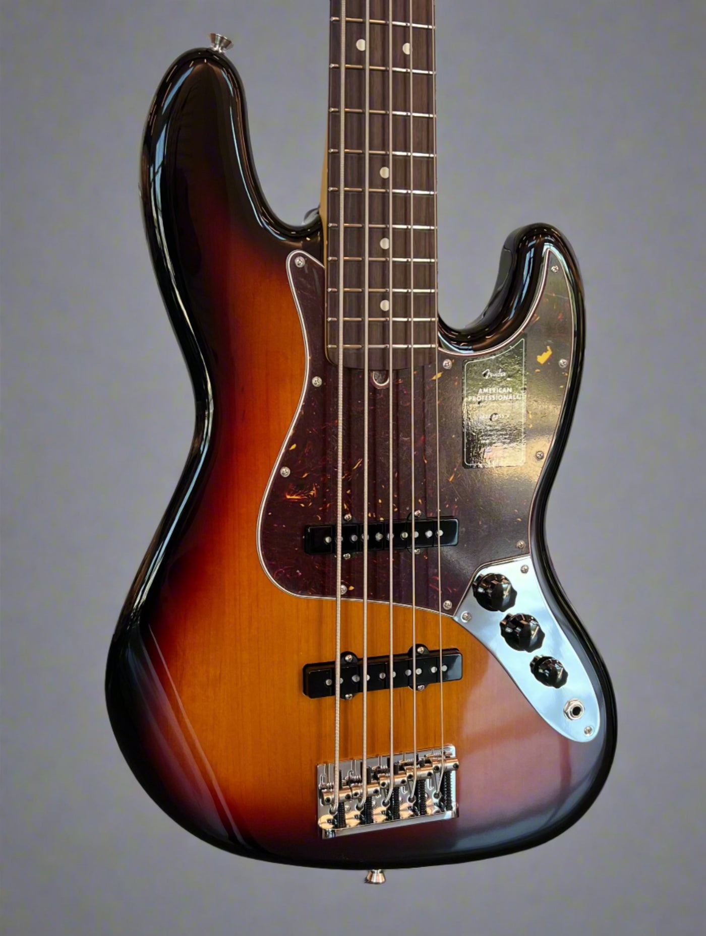 American Professional II Jazz Bass® V 3-Color Sunburst