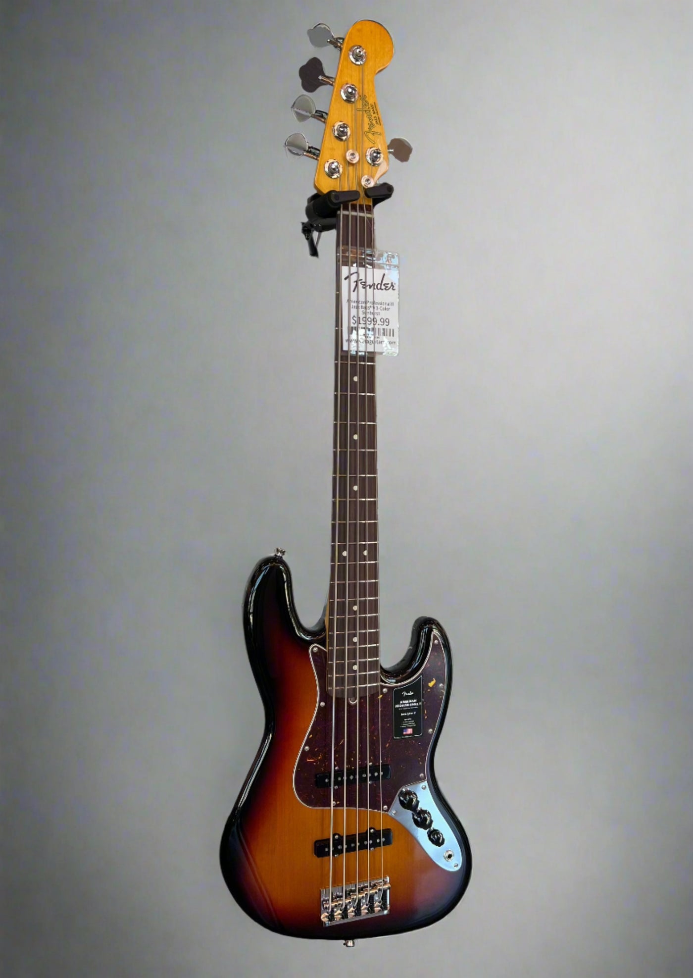 American Professional II Jazz Bass® V 3-Color Sunburst