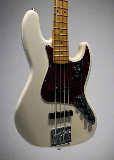 Player Plus Jazz Bass®, Maple Fingerboard, Olympic Pearl