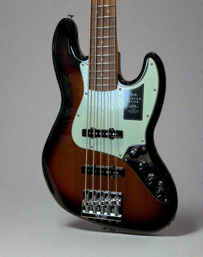 Player Plus Jazz Bass® V 3-Tone Sunburst