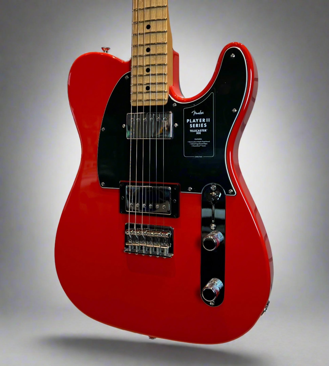 Player II Telecaster® HH, Maple Fingerboard, Coral Red