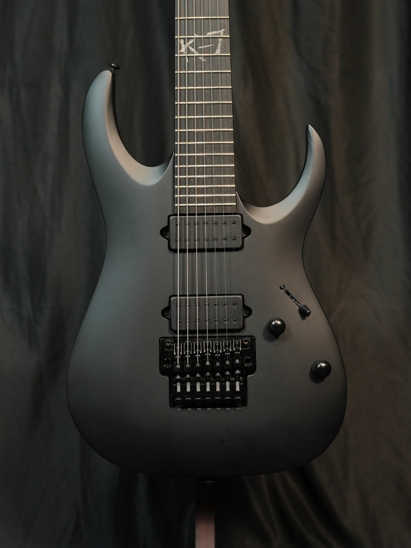 Ibanez K7YIN Munky Signature 7-String Guitar – Matte Black | VERA