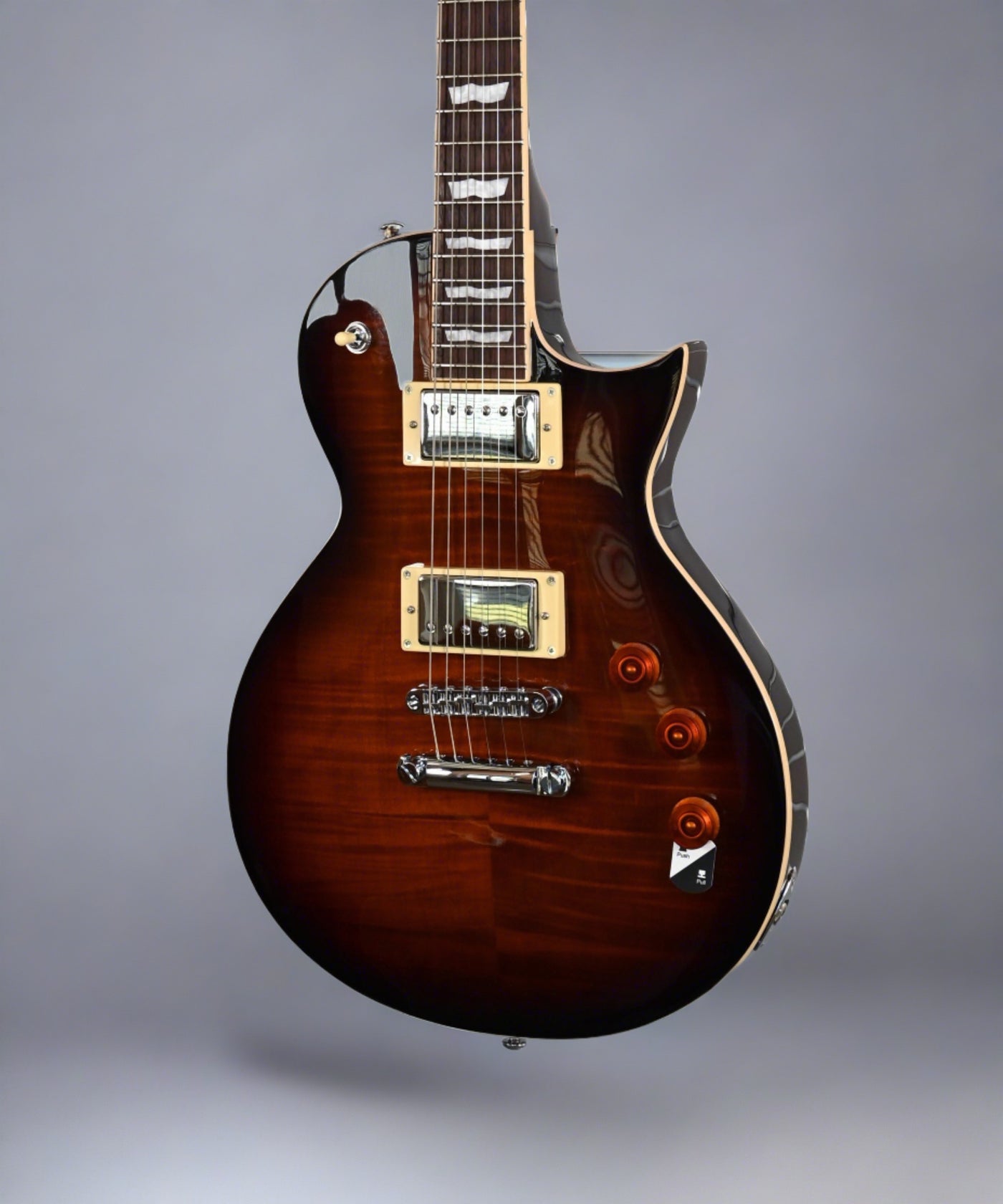 LTD EC-256FM Dark Brown Sunburst