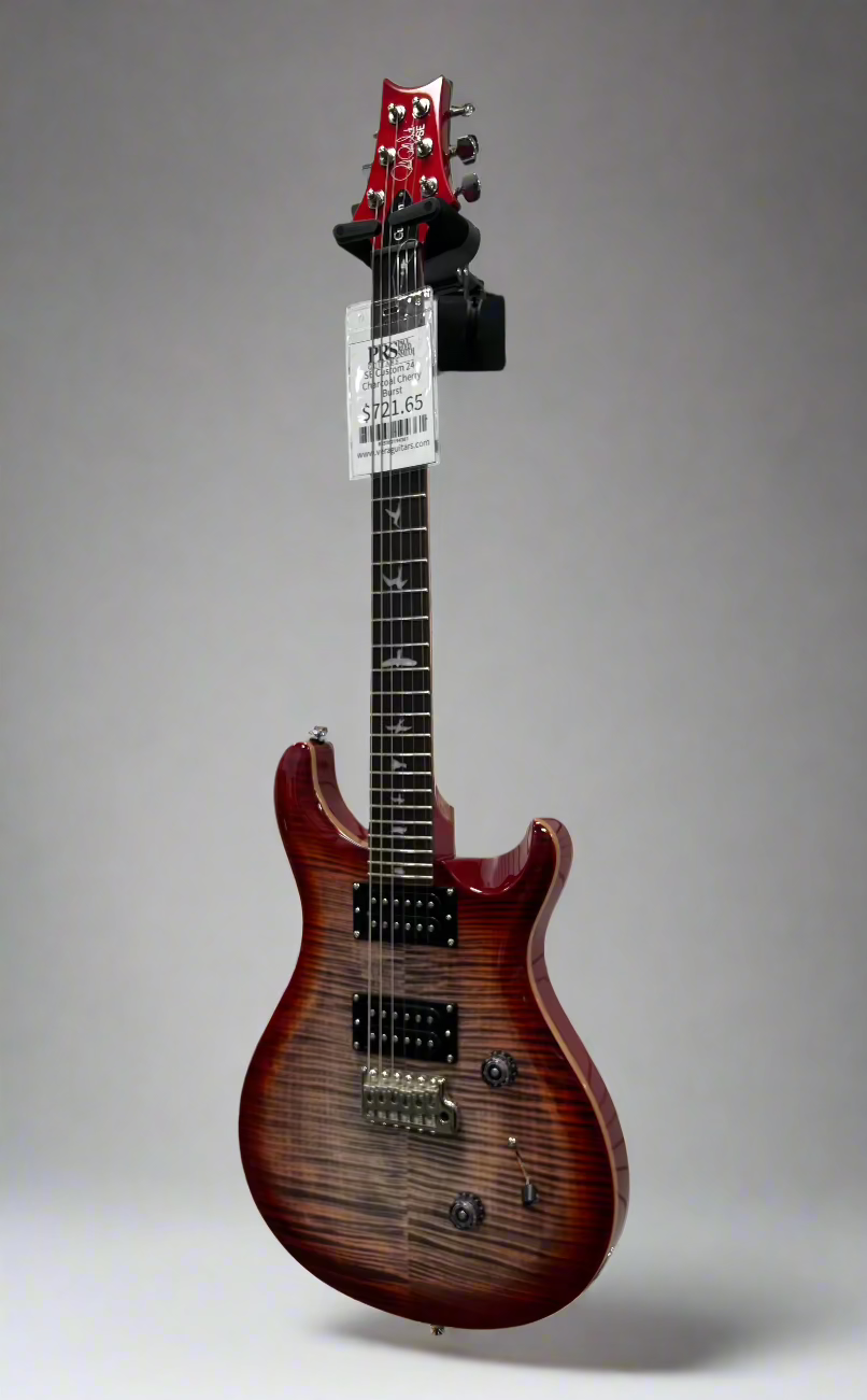 SE Custom 24 - Charcoal Cherry Burst