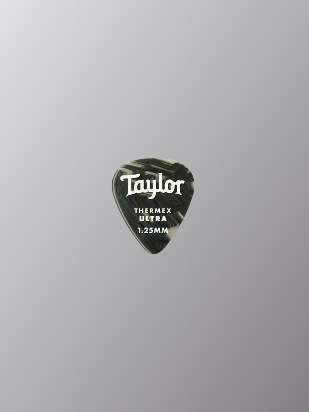 Taylor Darktone 351 Thermex - Guitar Picks -Black Onyx 1.25mm 6 pack