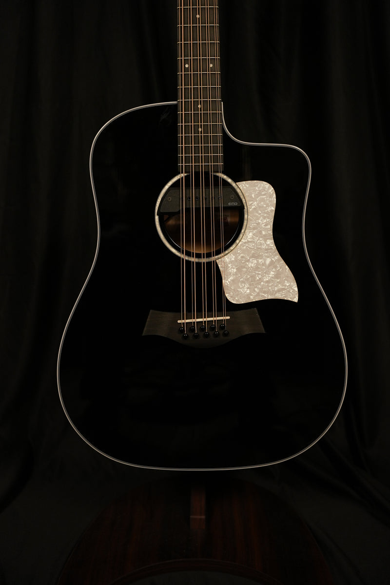 Taylor Somos 250ce Plus BLK Bajo Quinto 10-String Acoustic-Electric Guitar
