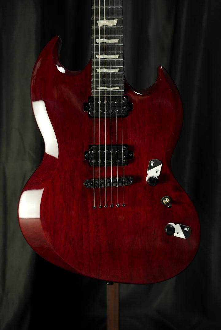 LTD Viper-1000 See Thru Black Cherry Demo Fishman Fluence | Vera