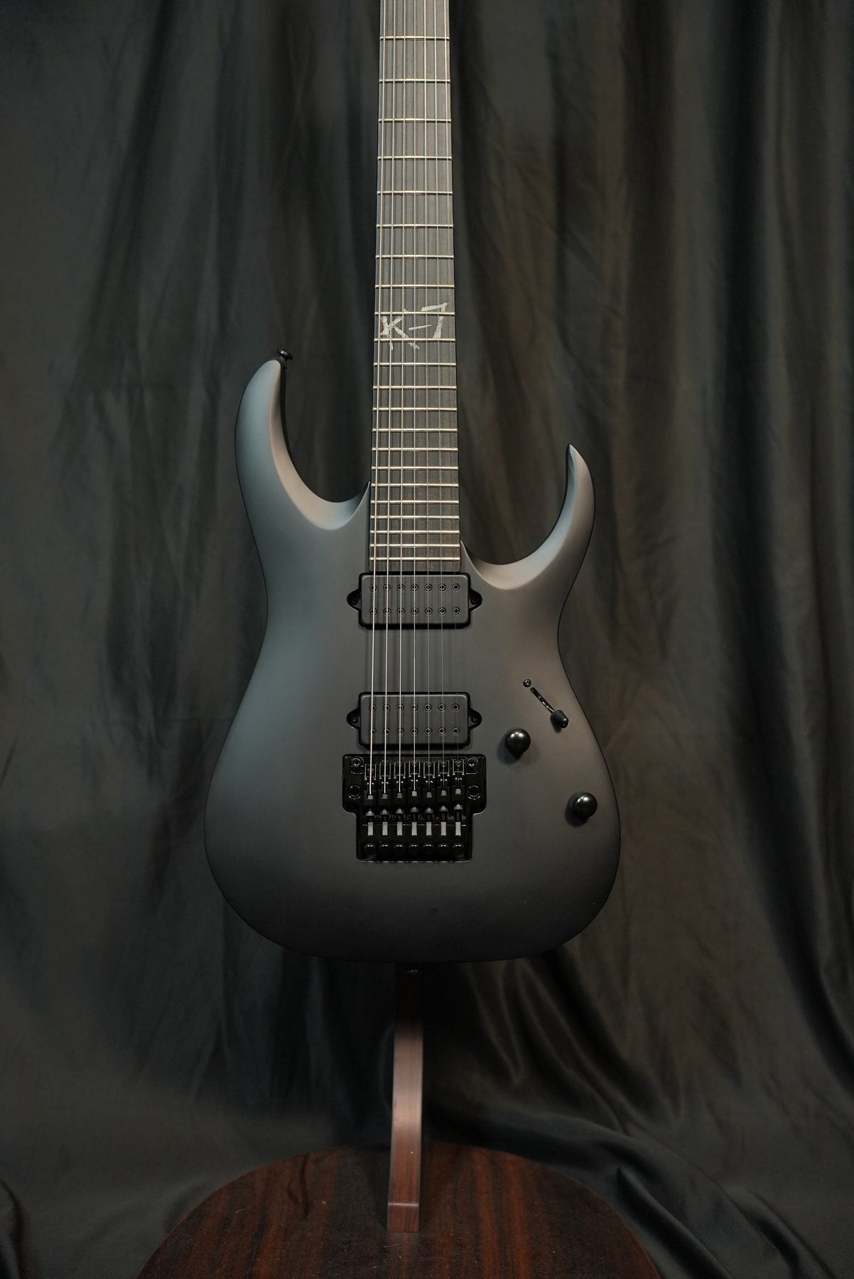 Ibanez K7YIN Munky Signature 7-String Guitar – Matte Black | VERA
