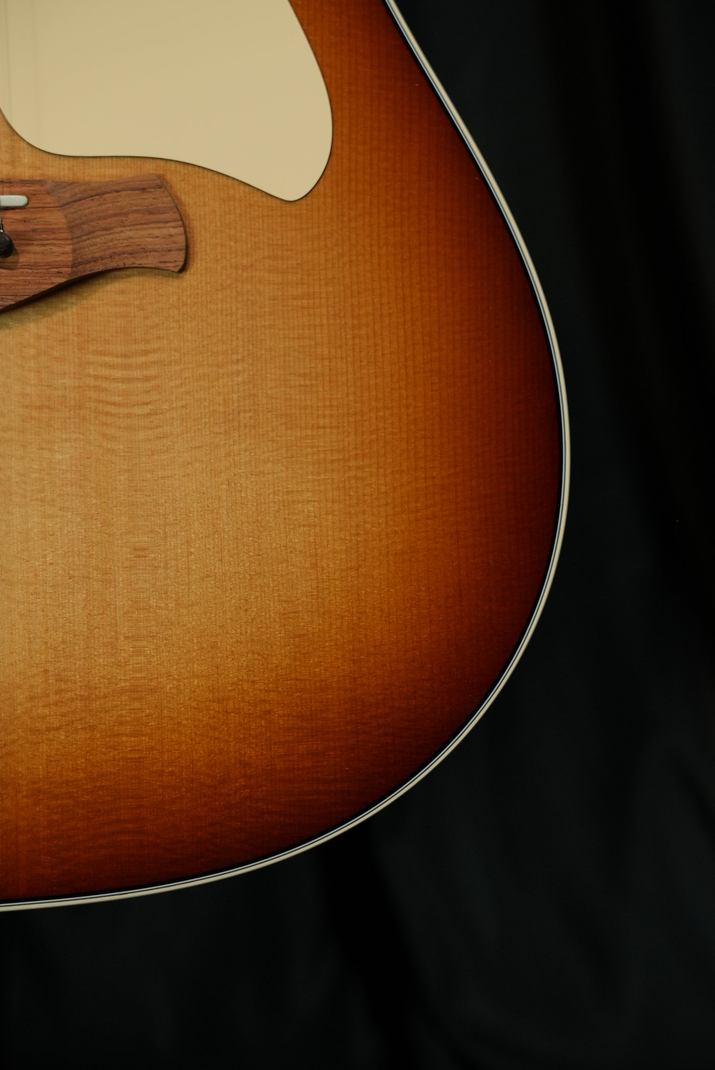 Taylor Gold Label 517e Sunburst soundboard texture and Firestripe pickguard acoustic-electric for sale USA